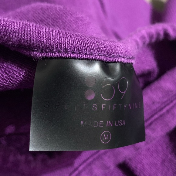 Splits59 Regan Double Racerback Sweatshirt - Liberty - Medium - Picture 7 of 8